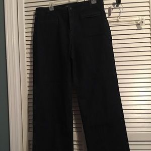 Dark (almost black) wash jean trousers